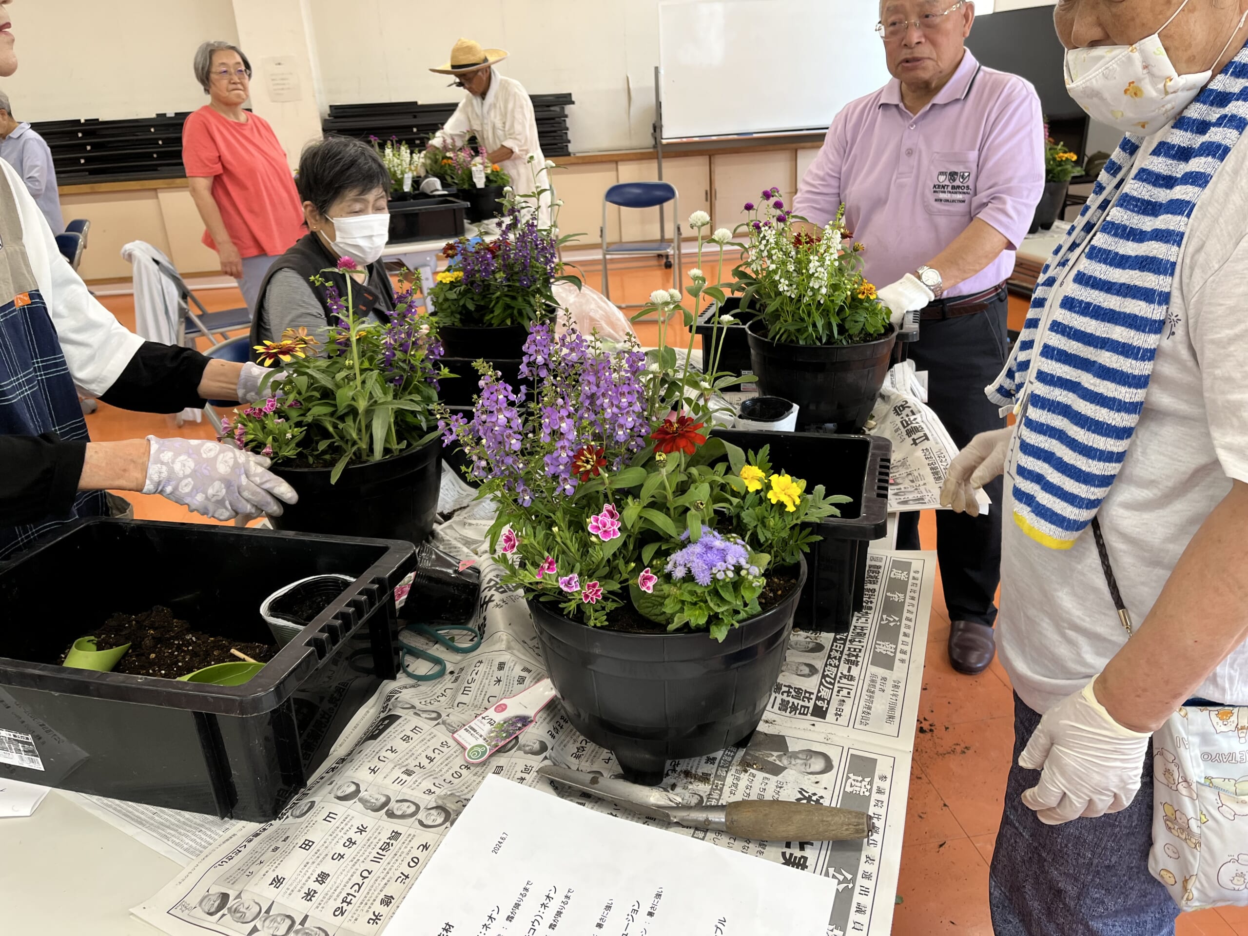 6月7日（金）季節の寄せ植え教室を開催しました。 – 藤江校区