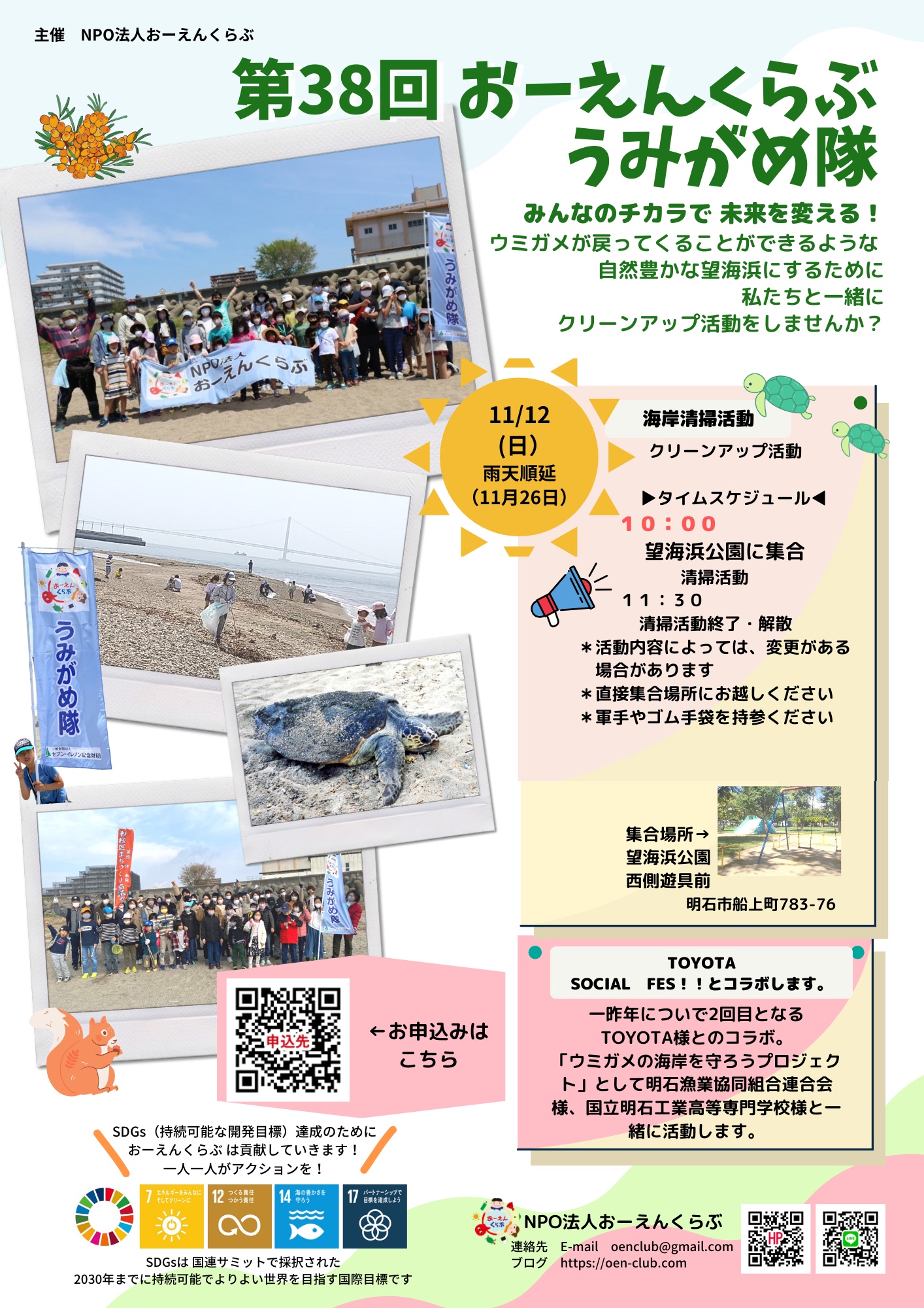 うみ様確認用 うみがめ隊 – まちナビAKASHI